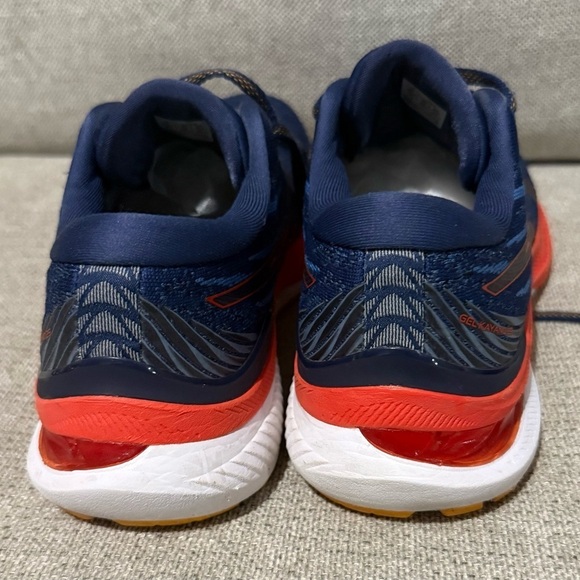 Asics Navy and Crimson Athletic Sneakers main image 4